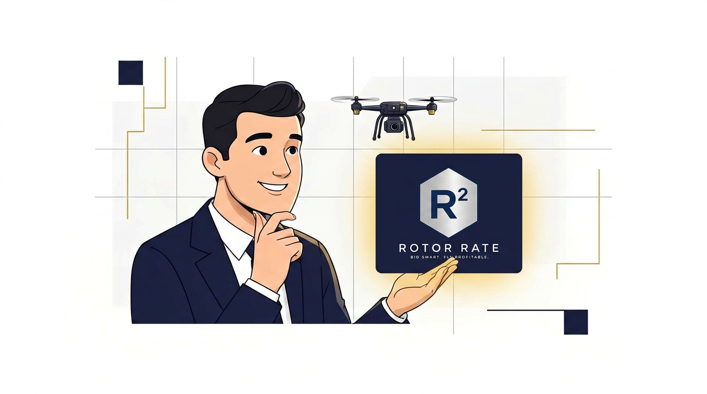 A pilot considering a drone pricing calculator